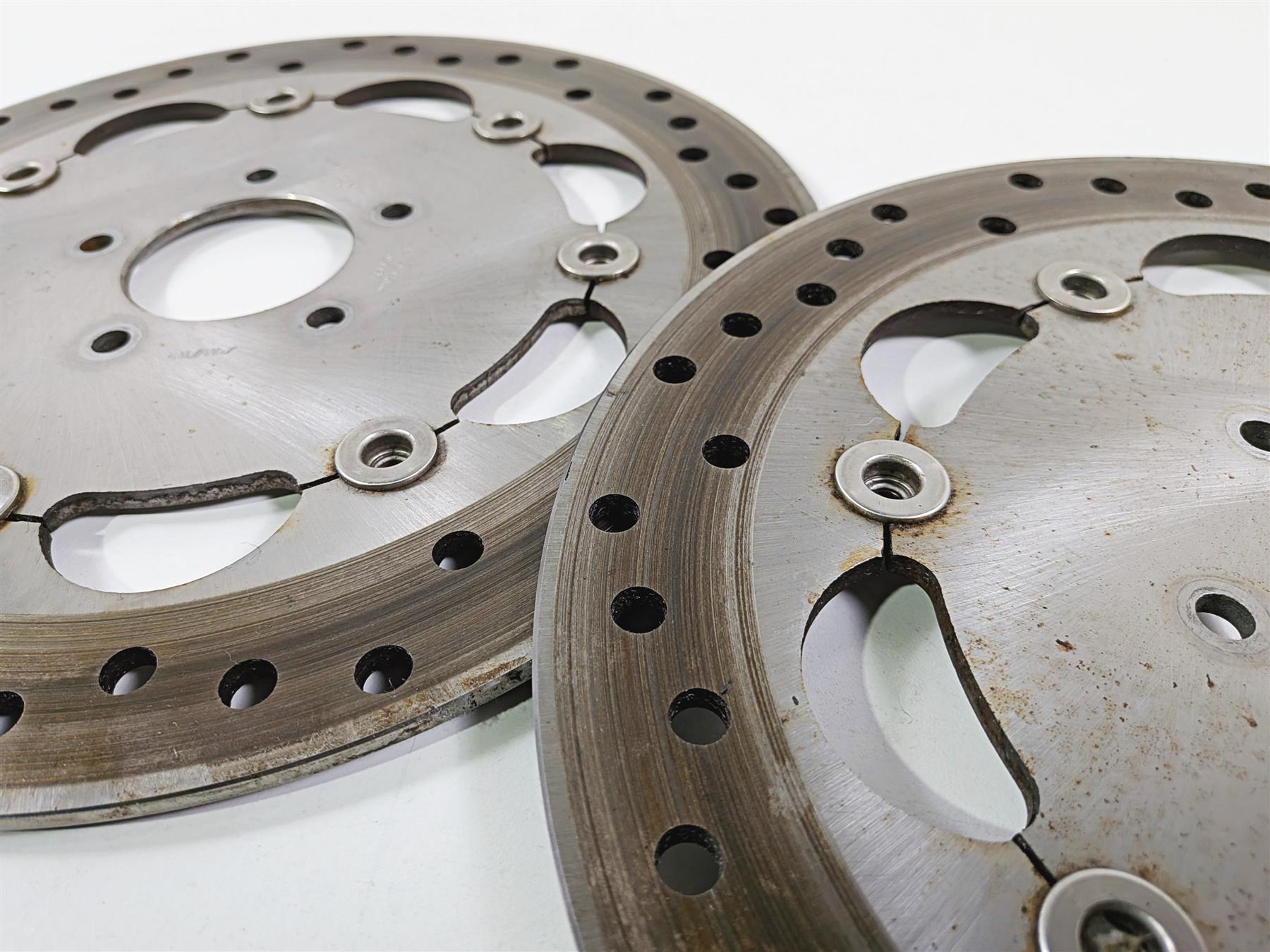 2011 Harley FXDF Dyna Fat Bob Front Brake Rotor Disc Set 4.9mm 42040-06 {{ shop.shopifyCountryName }} - Mototech271