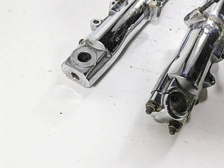 2003 Harley Touring FLHTCUI 100TH E-Glide Chrome Front Fork Set 41mm 46495-02A {{ shop.shopifyCountryName }} - Mototech271
