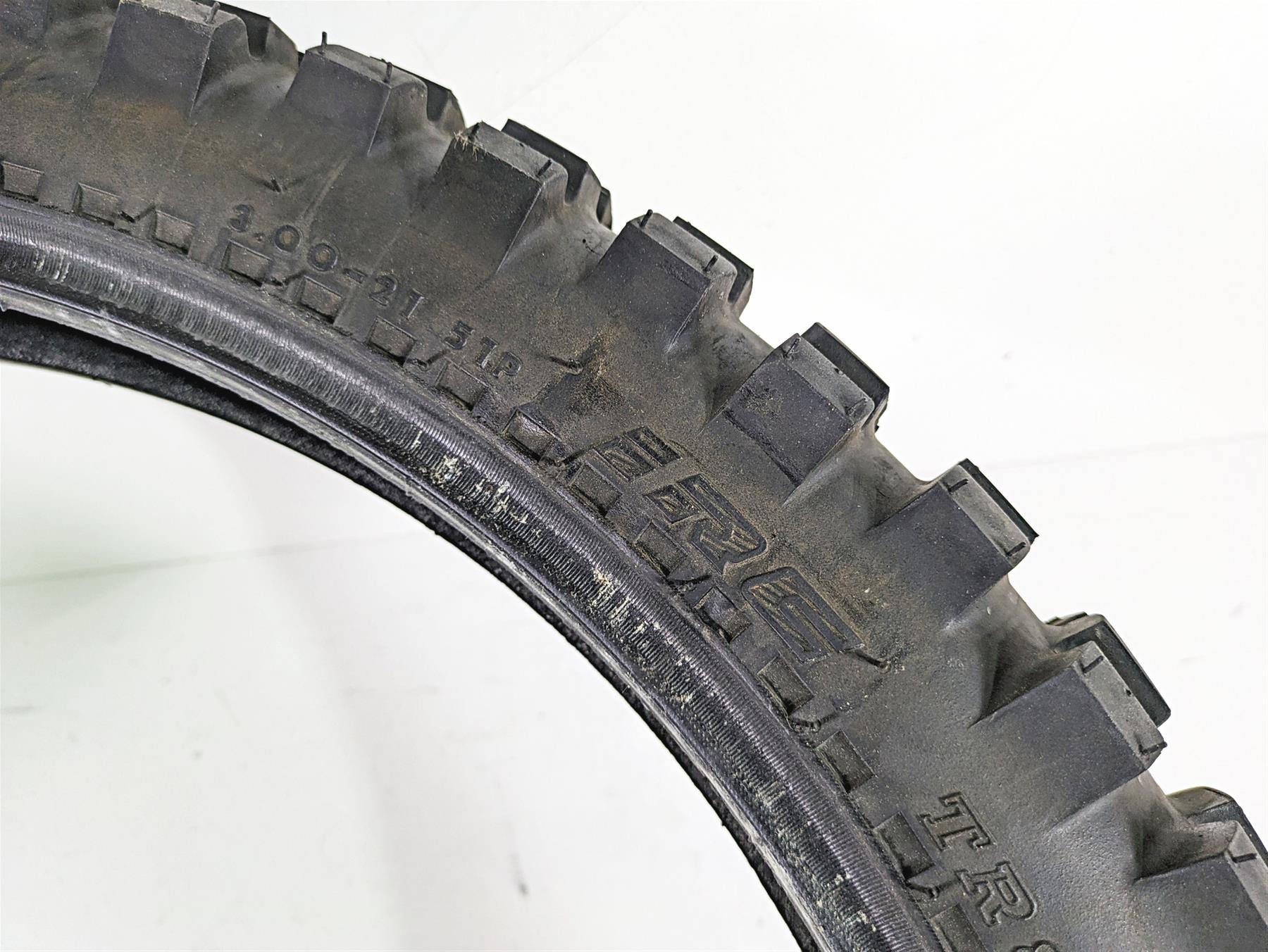 Used Motorcycle IRC TR8 Battle Rally Series Tire Front - 3.00-21 301700 {{ shop.shopifyCountryName }} - Mototech271