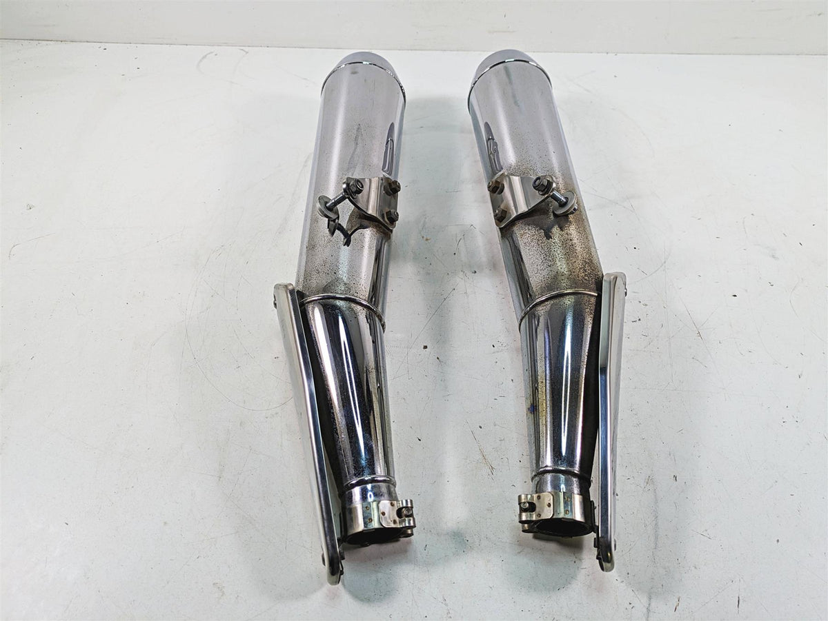 2013 Moto Guzzi V7 750 Stone Oem Exhaust Muffler Pipes Set 2B000177 884136 {{ shop.shopifyCountryName }} - Mototech271