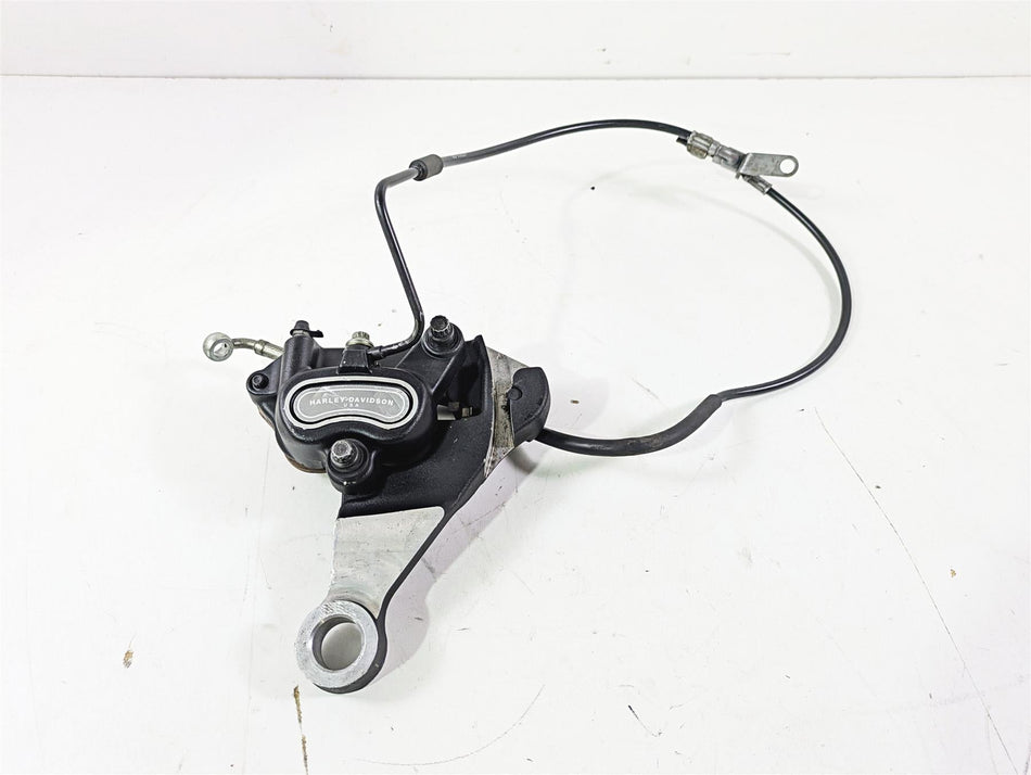 2008 Harley FLSTC 105TH Softail Heritage Rear Brake Caliper + Mount 40908-08 {{ shop.shopifyCountryName }} - Mototech271