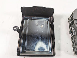 2012 Harley FLD Dyna Switchback Battery Tray Carrier Stay & Cover 70379-06B | Mototech271