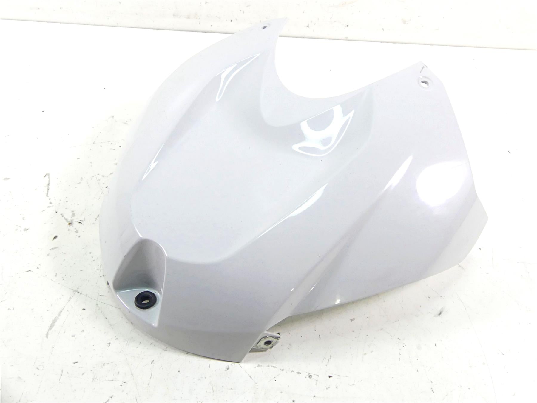 2018 BMW S1000RR K46 Fuel Tank Front Cover Fairing Plastic White 46638540863 {{ shop.shopifyCountryName }} - Mototech271