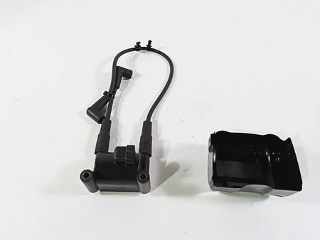 2009 Harley FLSTSB Cross Bones Ignition Coil & Gloss Black Cover 31696-07A {{ shop.shopifyCountryName }} - Mototech271