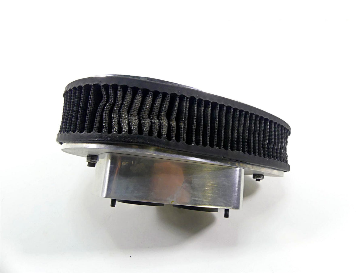2002 Honda VTX1800 R Tear Drop Flames Aluminum Air Cleaner Breather Filter {{ shop.shopifyCountryName }} - Mototech271