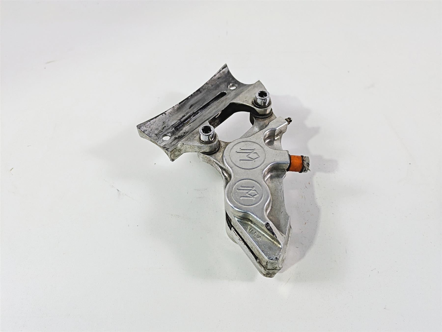 2004 Big Dog Chopper Performance Machine Polished Front Brake Caliper 0053-2919 {{ shop.shopifyCountryName }} - Mototech271