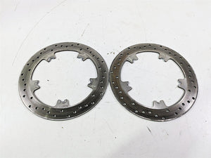 2015 Harley FXDL Dyna Low Rider Front Brake Disc Rotor Set 44553-06A