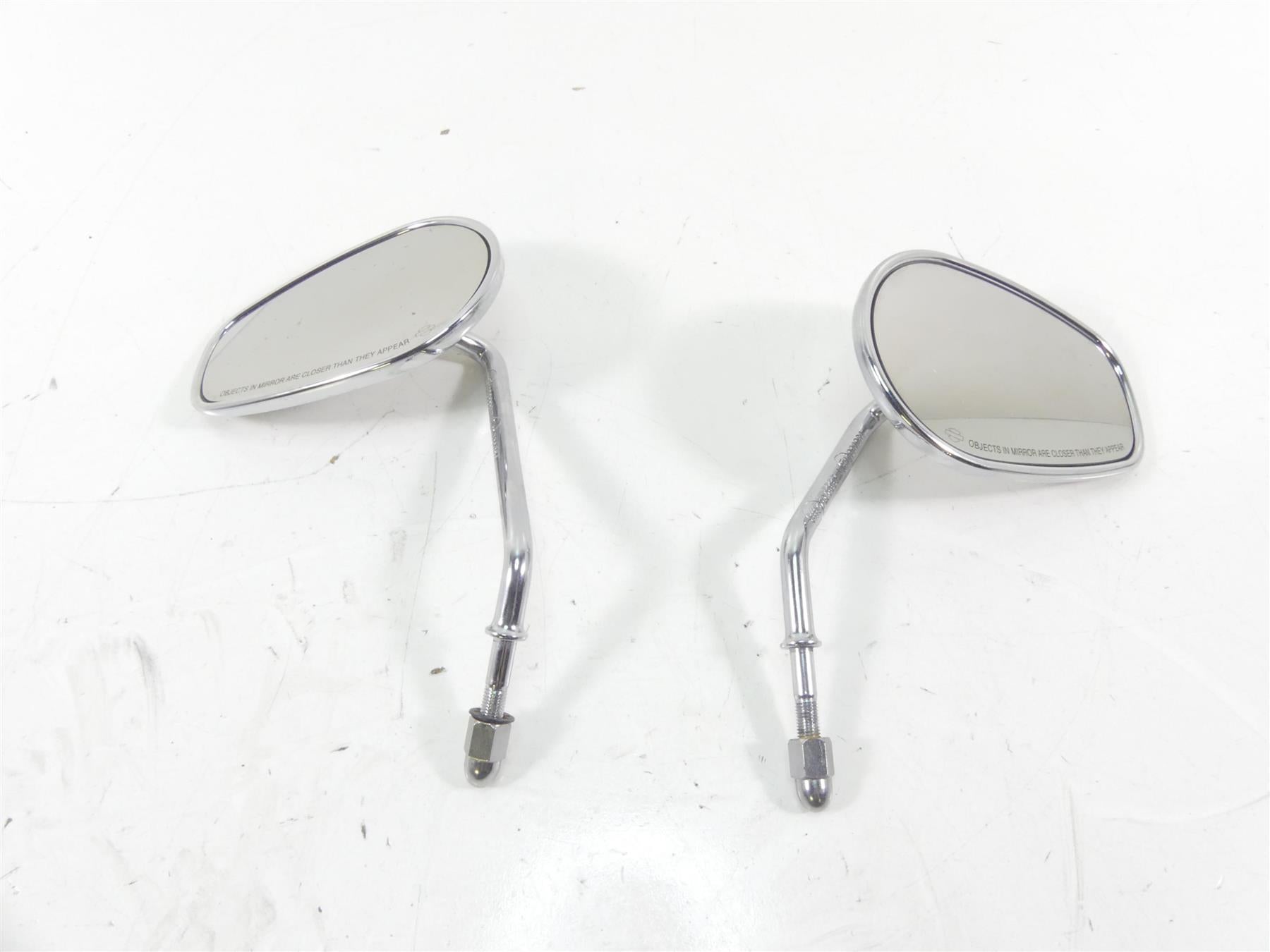 2007 Harley FLHTCU SE2 CVO Electra Glide Chrome Mirror Set 91950-07 91951-07