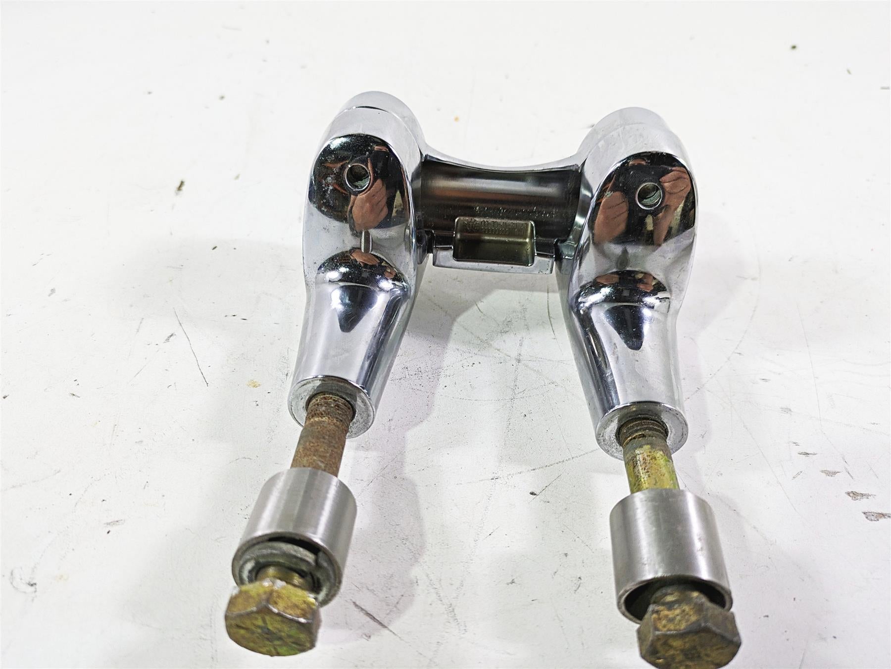 2012 Harley FLD Dyna Switchback Handlebar Chrome Riser & Extensions 55900004 55900005 {{ shop.shopifyCountryName }} - Mototech271