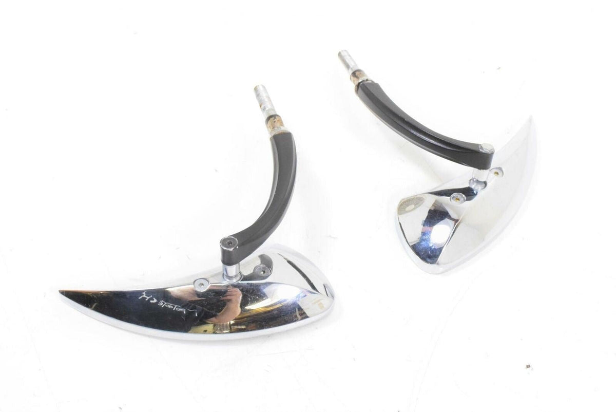 2004 Harley VRSCB V-Rod Aftermarket Teardrop-Shaped Rearview Mirror Set L & R {{ shop.shopifyCountryName }} - Mototech271