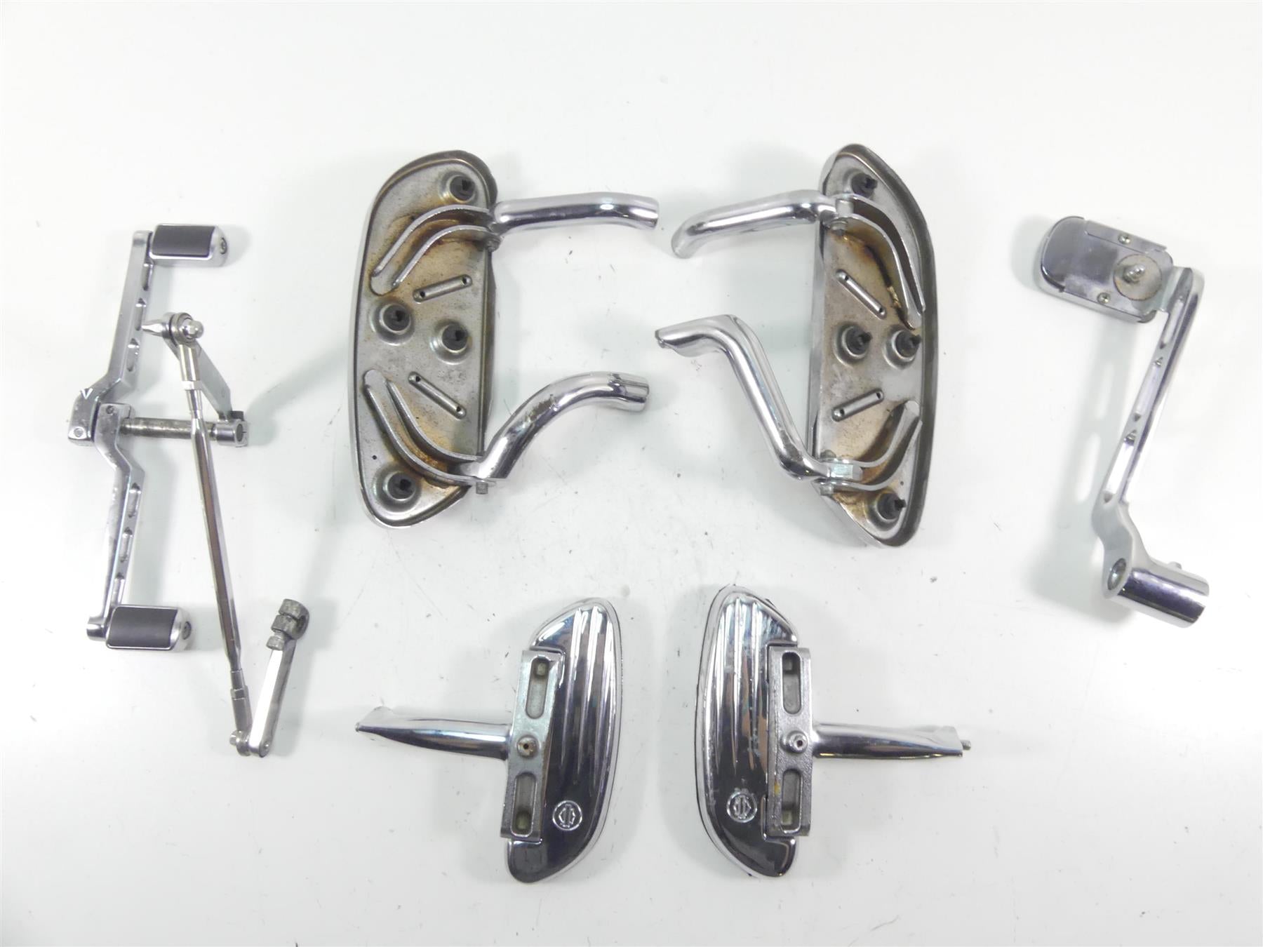 2005 Harley Touring CVO FLHTC SE Electra Glide Chrome Floorboard Set 34532-00B {{ shop.shopifyCountryName }} - Mototech271