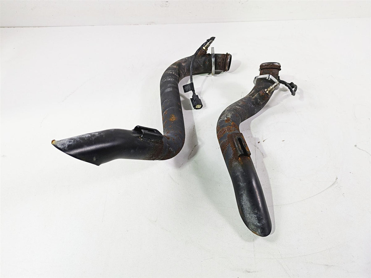 2021 Harley Softail FXST Standard Drag Pipe Exhaust System + o2 Sensors {{ shop.shopifyCountryName }} - Mototech271