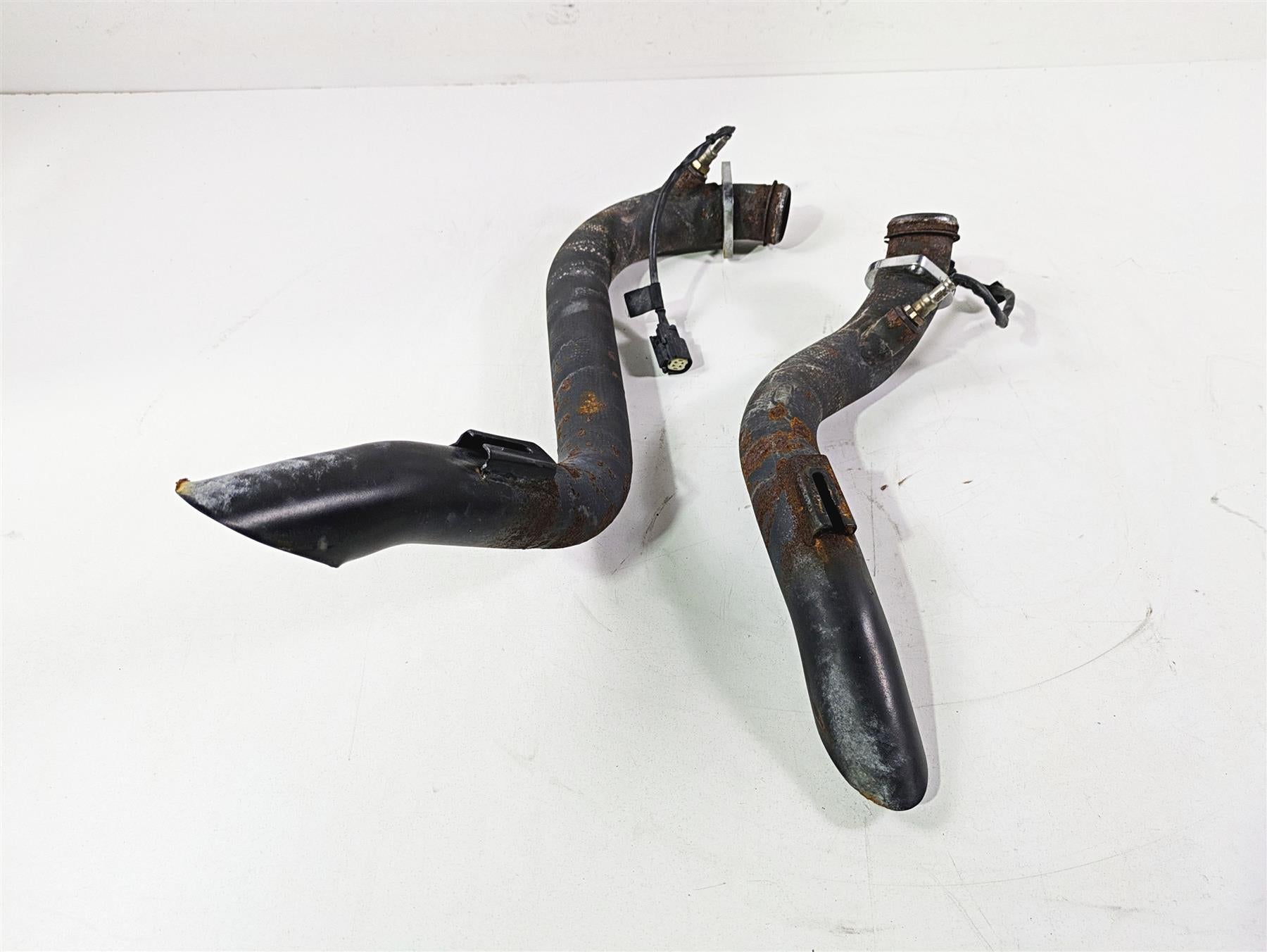2021 Harley Softail FXST Standard Drag Pipe Exhaust System + o2 Sensors {{ shop.shopifyCountryName }} - Mototech271