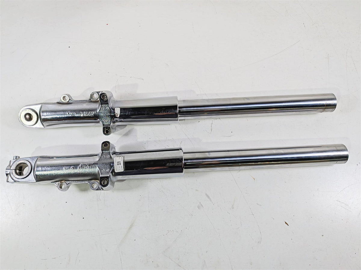 2015 Harley Touring FLTRUSE CVO Road Glide Chrome Front Fork Leg Set 45400043-Mototech271