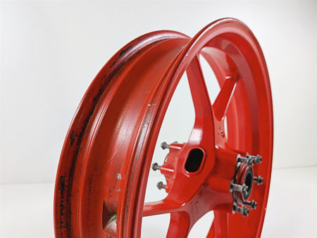 2016 Aprilia RSV 1100 Tuono V4 Factory Strgt Front Red 17x3.5 Wheel Rim 2B002105 {{ shop.shopifyCountryName }} - Mototech271