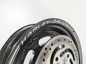 2016 Harley FXDF Dyna Fat Bob Rear Wheel Rim 16x5 Black - Straight 40900261