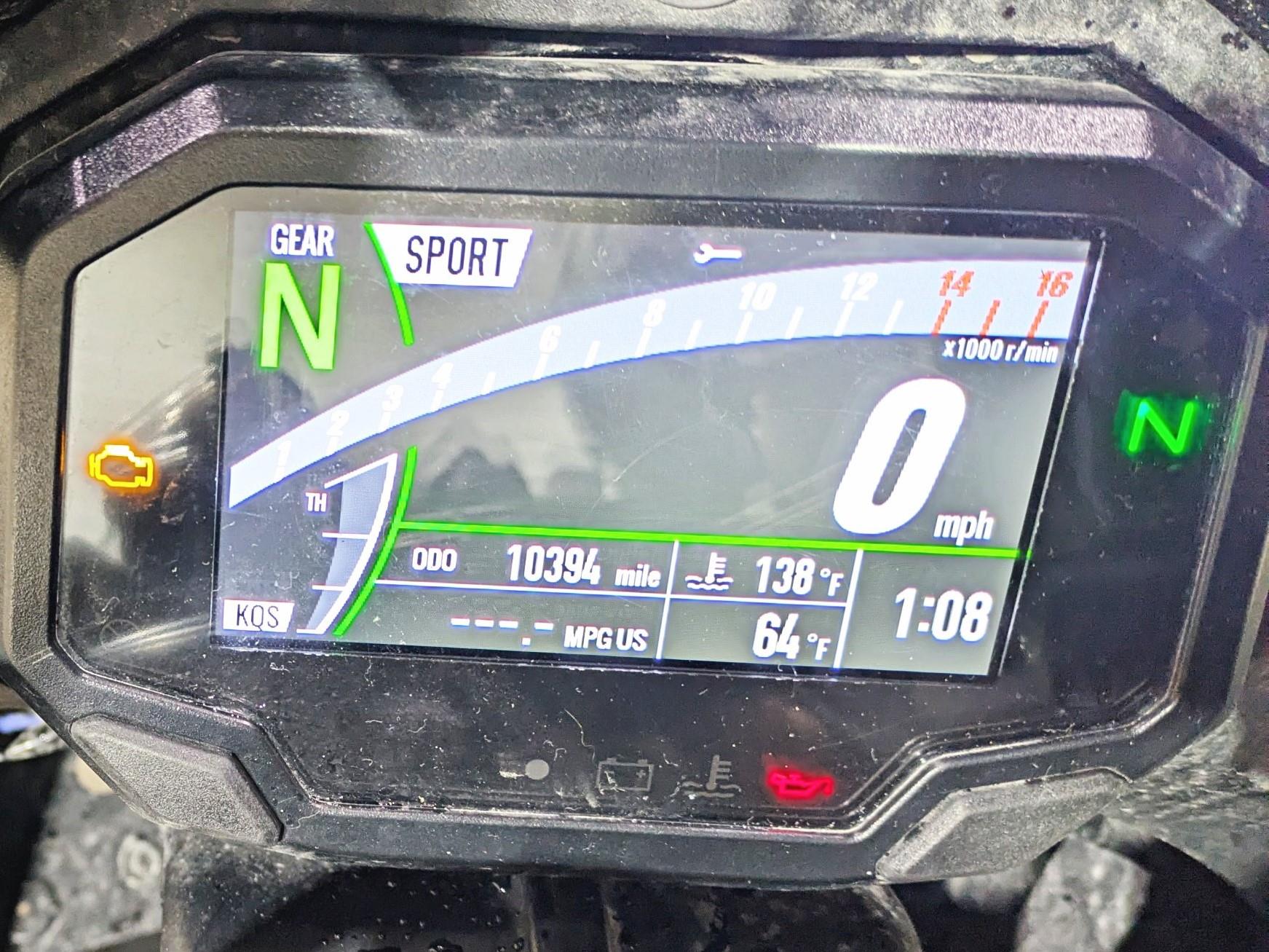 2022 Kawasaki ZX10R ZX1000 Ninja Speedometer Gauge Instrument 10K 25031-1300 {{ shop.shopifyCountryName }} - Mototech271