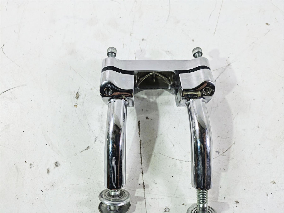 2004 Harley Softail FLSTF Fat Boy Handlebar Riser Holder Set 56567-86B {{ shop.shopifyCountryName }} - Mototech271