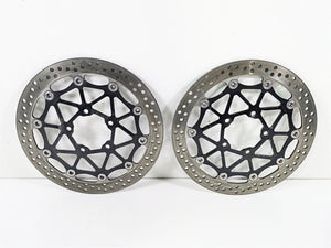 2016 Kawasaki ZX10R Ninja Brembo Front Brake Disc Rotor Set 41080-0648-18U