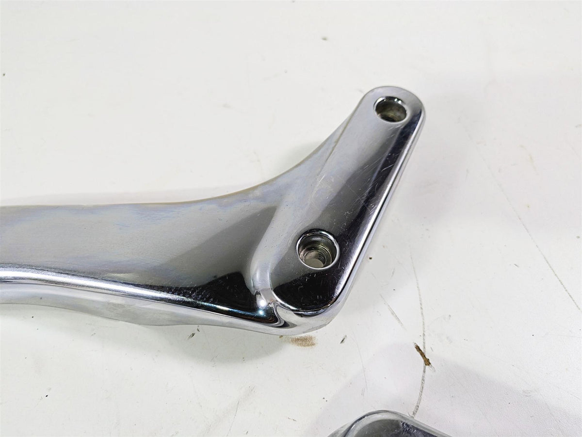 2003 Harley Softail FXSTDI Deuce 100th Rear Chrome Braces Struts Cover ...