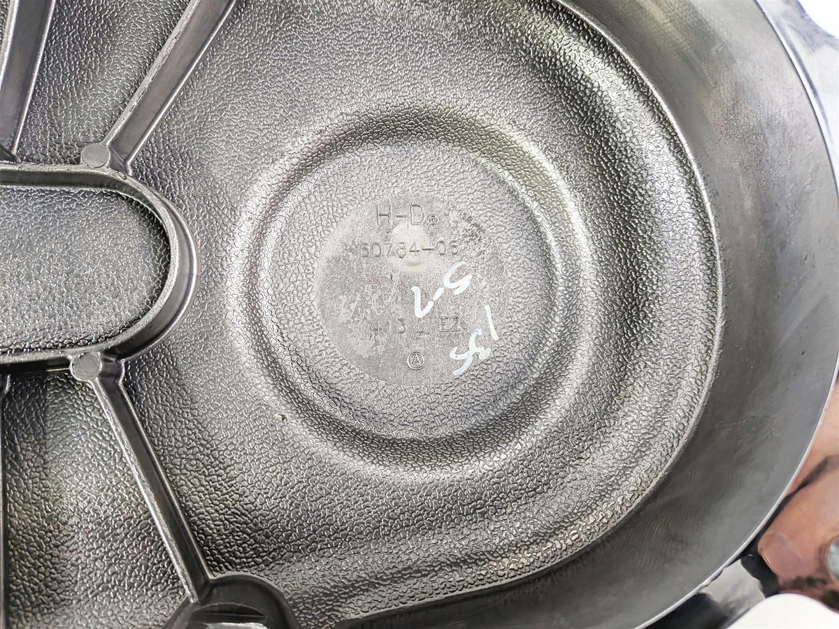 2008 Harley FXDSE CVO Dyna Chrome Outer Primary Drive Clutch Cover 60784-06-Mototech271
