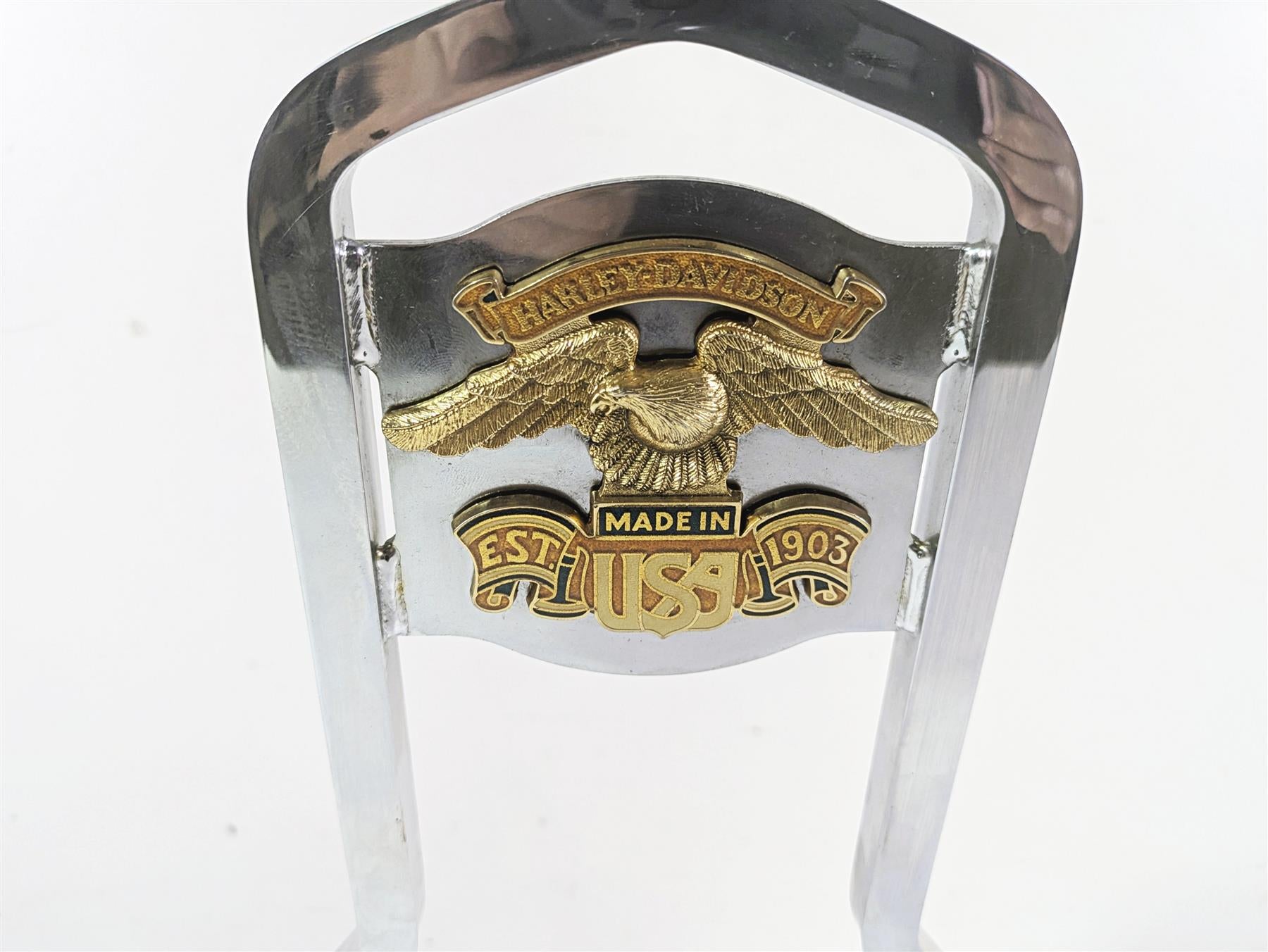 2008 Harley FXDL Dyna Low Rider 105TH Rear Chrome Back Rest Sissy Bar Mount {{ shop.shopifyCountryName }} - Mototech271