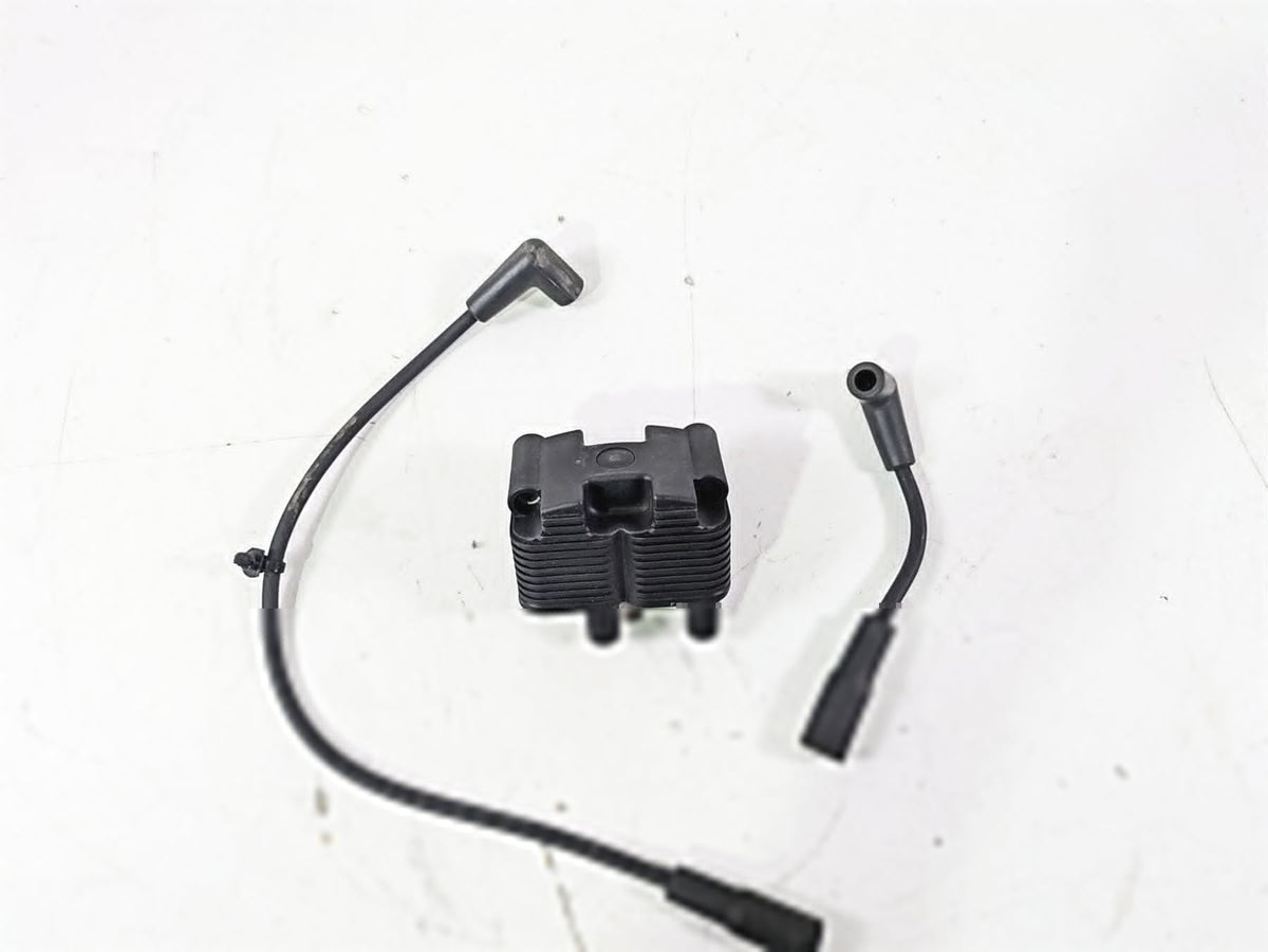 2004 Harley Softail FLSTF Fat Boy Ignition Coil + Wires & Plugs Set 31655-99 {{ shop.shopifyCountryName }} - Mototech271