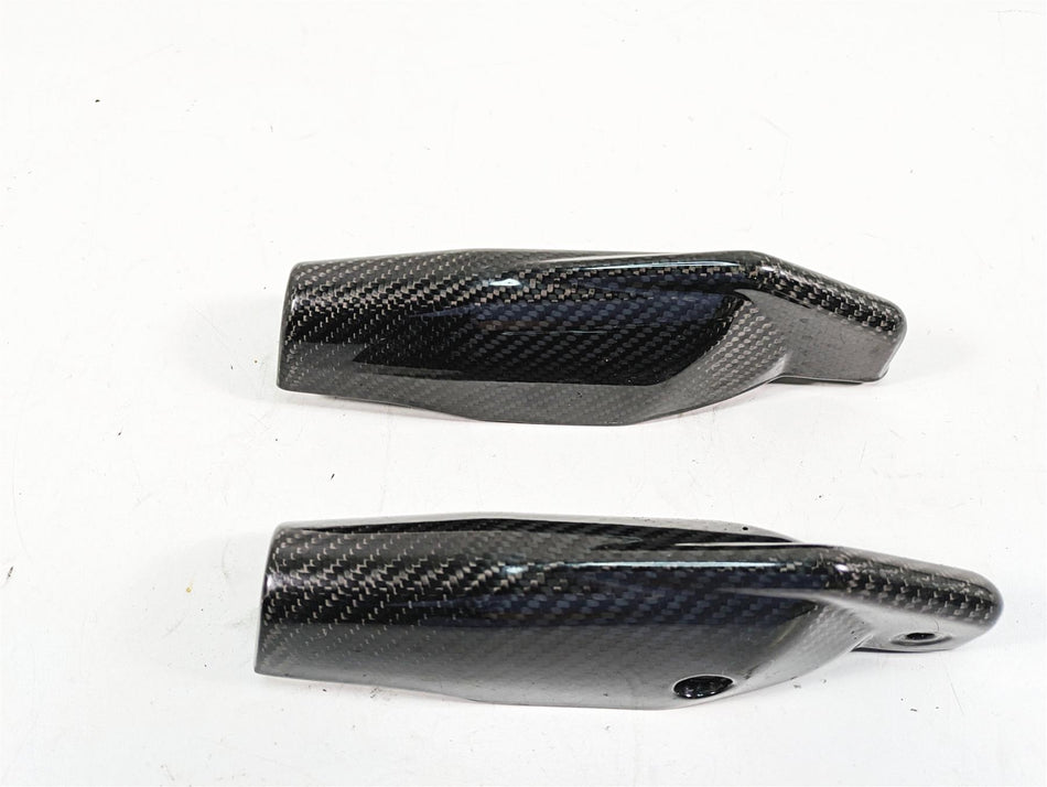 2011 Ducati Hypermotard 1100 Evo SP Front Fork Lower Carbon Guards 46012801E {{ shop.shopifyCountryName }} - Mototech271