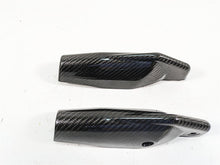 Load image into Gallery viewer, 2011 Ducati Hypermotard 1100 Evo SP Front Fork Lower Carbon Guards 46012801E
