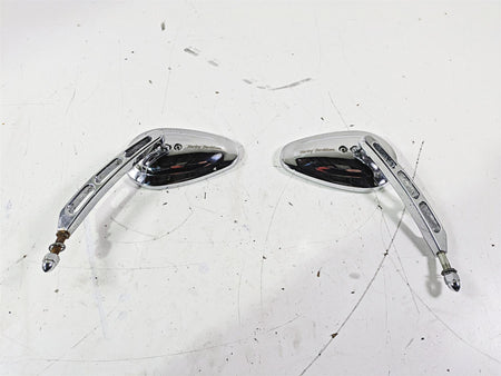 2007 Harley Touring FLHTCU SE CVO E-Glide Chrome Mirror Set - Pits 91951-07 {{ shop.shopifyCountryName }} - Mototech271