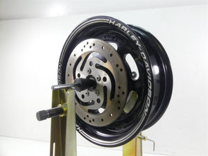 2014 Harley Dyna FXDF Fat Bob Straight Rear Black Wheel Rim 16x5 40900261 | Mototech271