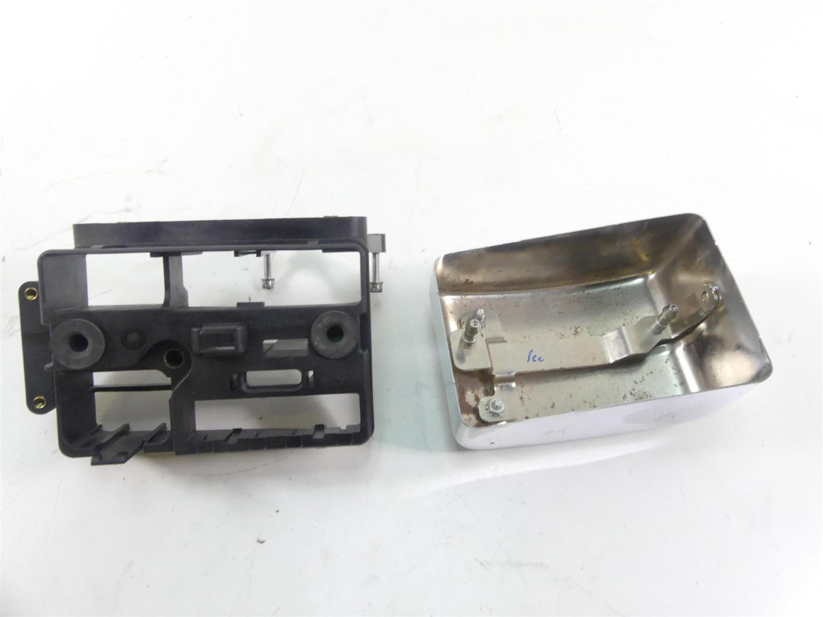 2009 Harley FXDL Dyna Low Rider Electric Holder Tray & Chrome Cover 70367-04B {{ shop.shopifyCountryName }} - Mototech271