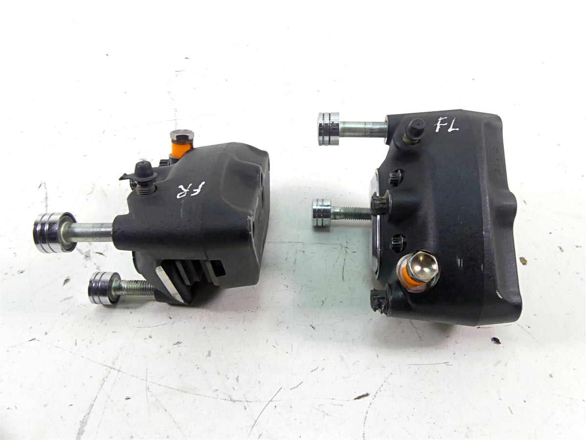 2002 Harley Touring FLHTC Electra Glide Front Brake Calipers 44023-00 44046-00 {{ shop.shopifyCountryName }} - Mototech271