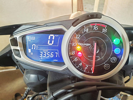 2012 Triumph Daytona 675 Gauges Speedometer Instrument 33k T2503128 {{ shop.shopifyCountryName }} - Mototech271