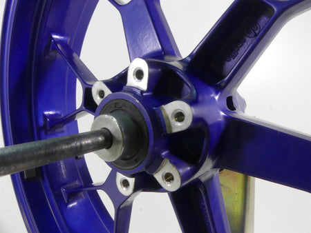 2004 Aprilia RSV1000 R Mille Straight Blue Front Wheel Rim 17x3.5 AP8108675 {{ shop.shopifyCountryName }} - Mototech271