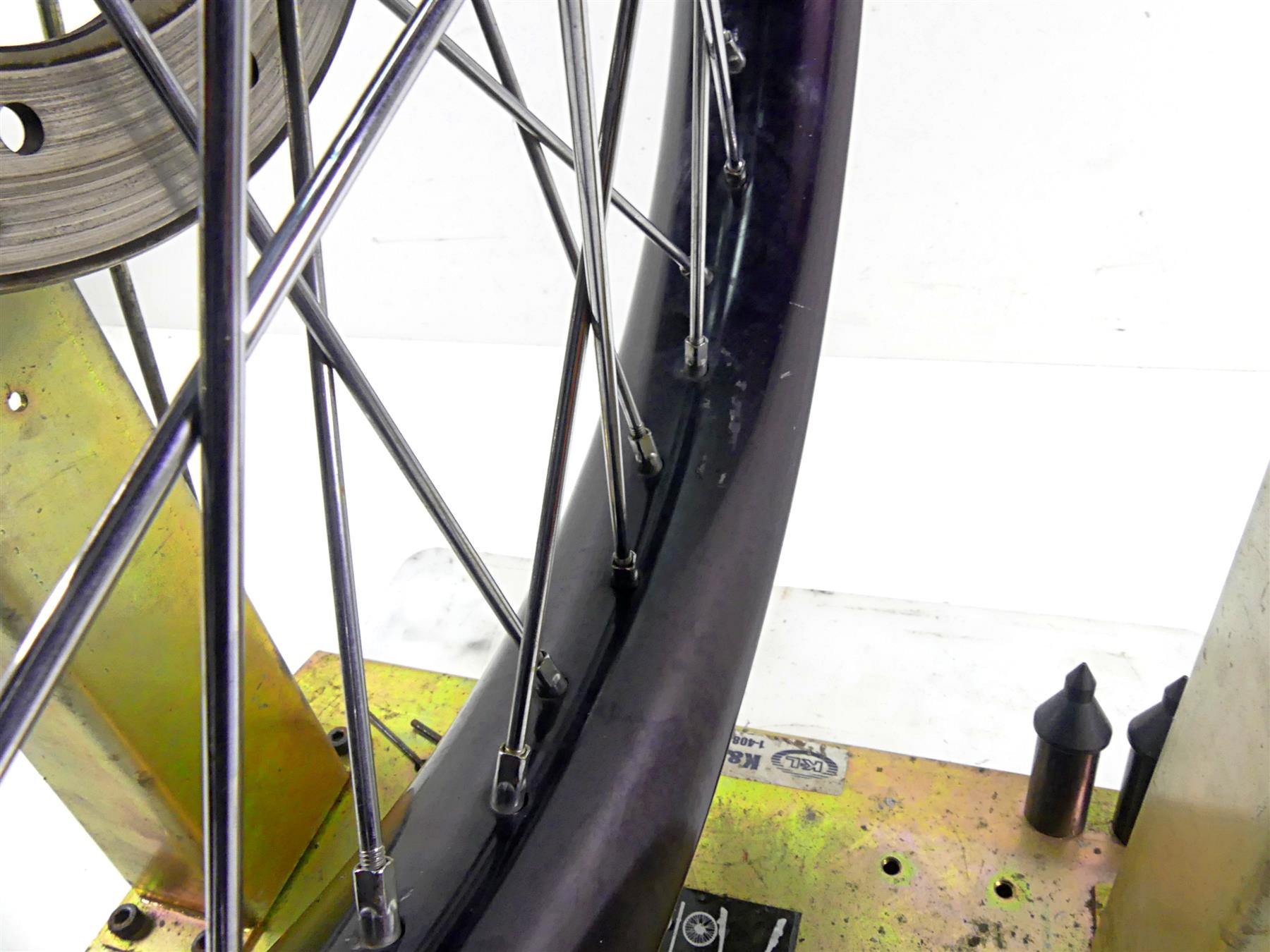 2011 Harley Softail FXS Blackline Straight 21x2.15 Front Spoke Wheel 55038-11 {{ shop.shopifyCountryName }} - Mototech271