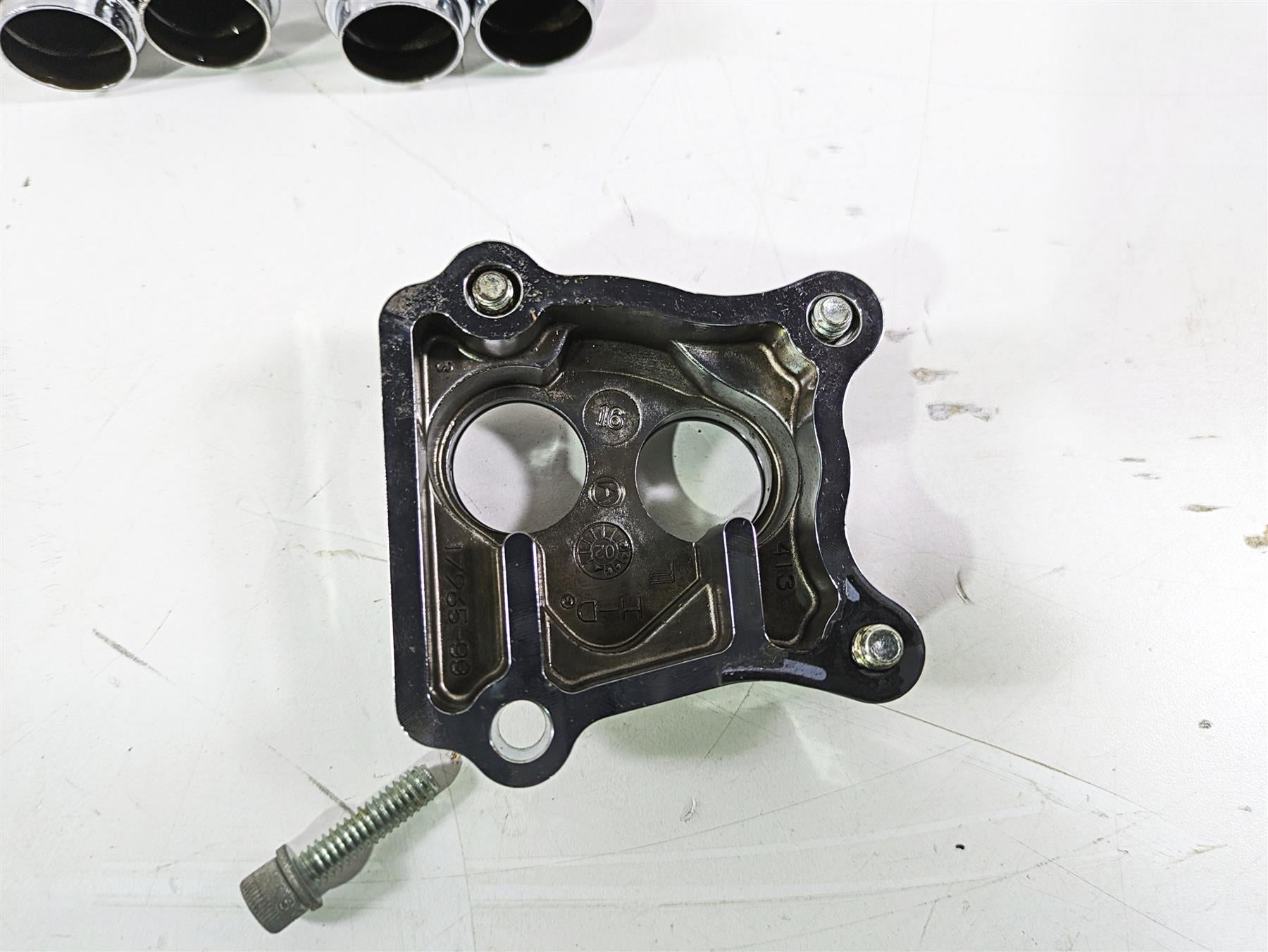 2003 Harley Dyna FXDL Low Rider 100TH Chrome Pushrod Lifter Cover Set 17965-99 {{ shop.shopifyCountryName }} - Mototech271
