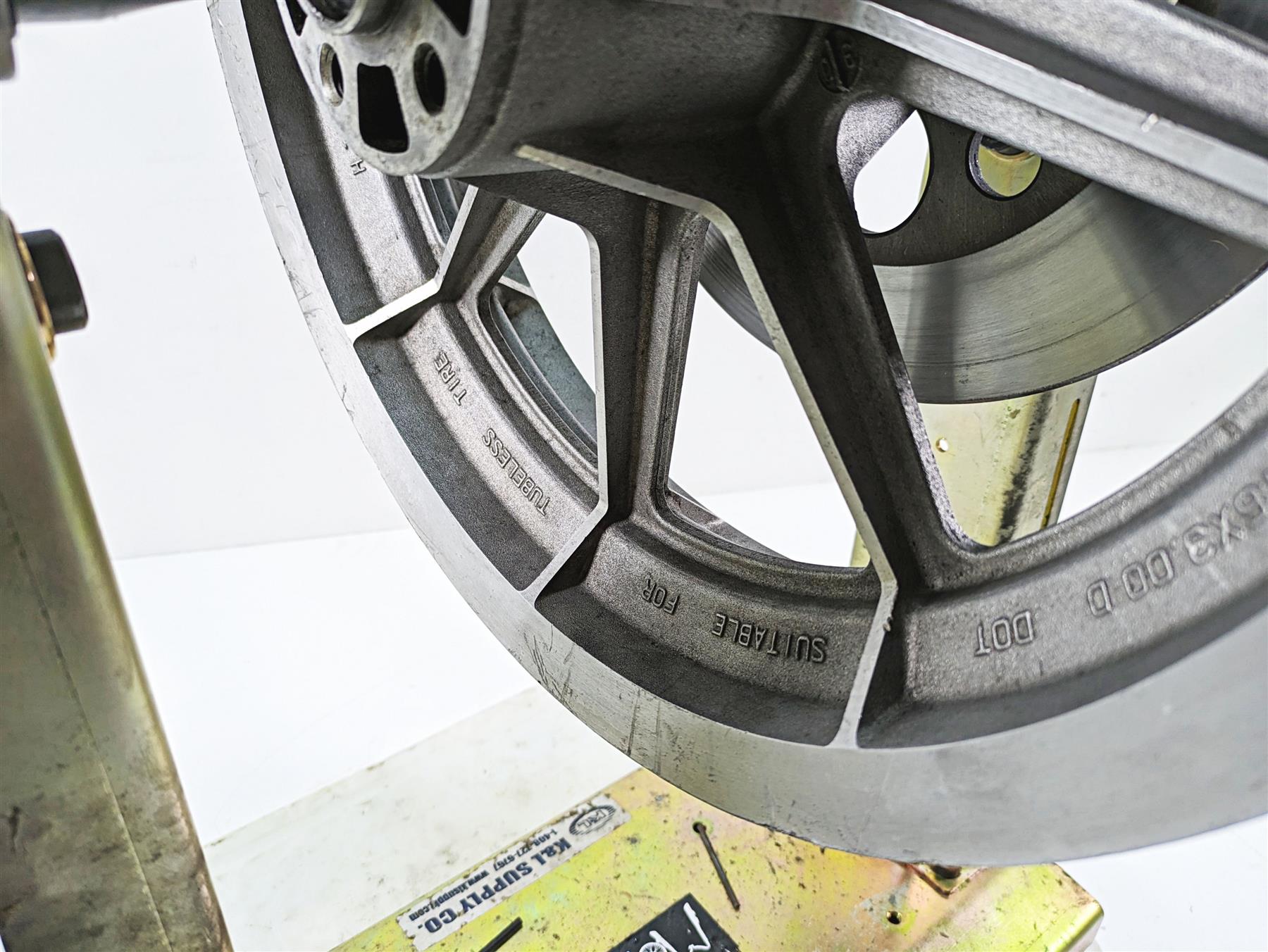 1990 Harley Sportster XLH883 XL883 16x3 9 Spoke Rear Wheel Rim 40983-86 {{ shop.shopifyCountryName }} - Mototech271