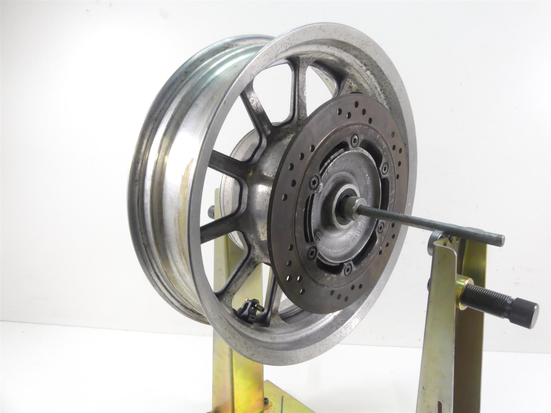 1998 Honda Shadow VT1100T Straight 16x4.5 Rear Wheel Rim 44650-MBC-020 {{ shop.shopifyCountryName }} - Mototech271
