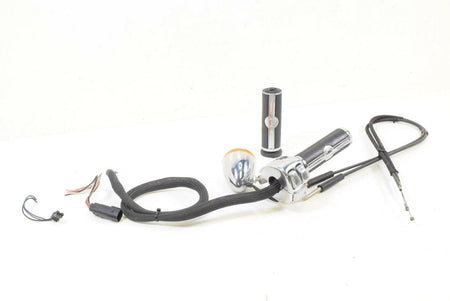 2008 Harley FXDWG Dyna Wide Glide Chrome Right Control Switch & Blinker 71597-96 {{ shop.shopifyCountryName }} - Mototech271