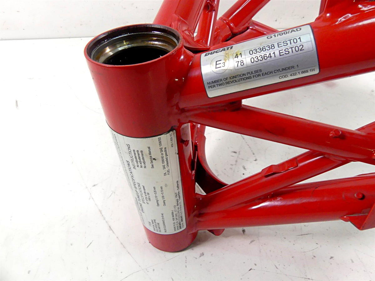 2013 Ducati Diavel Red Straight Main Frame Chassis With California Salvage Title 470P2012AA {{ shop.shopifyCountryName }} - Mototech271