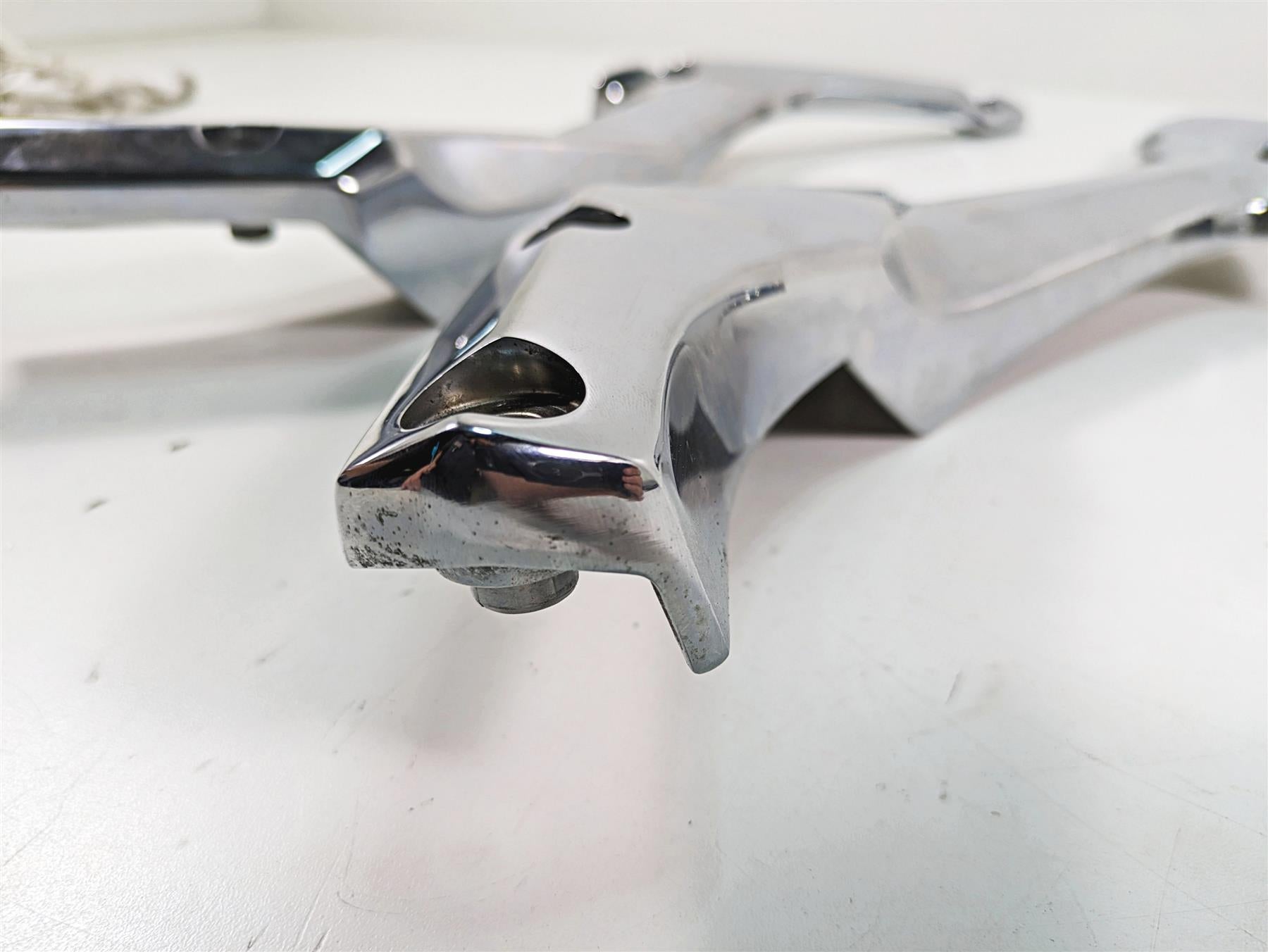 2009 Yamaha XV1900 Raider Rear Chrome Fender Support Braces L 5C7-21613-00-00 {{ shop.shopifyCountryName }} - Mototech271