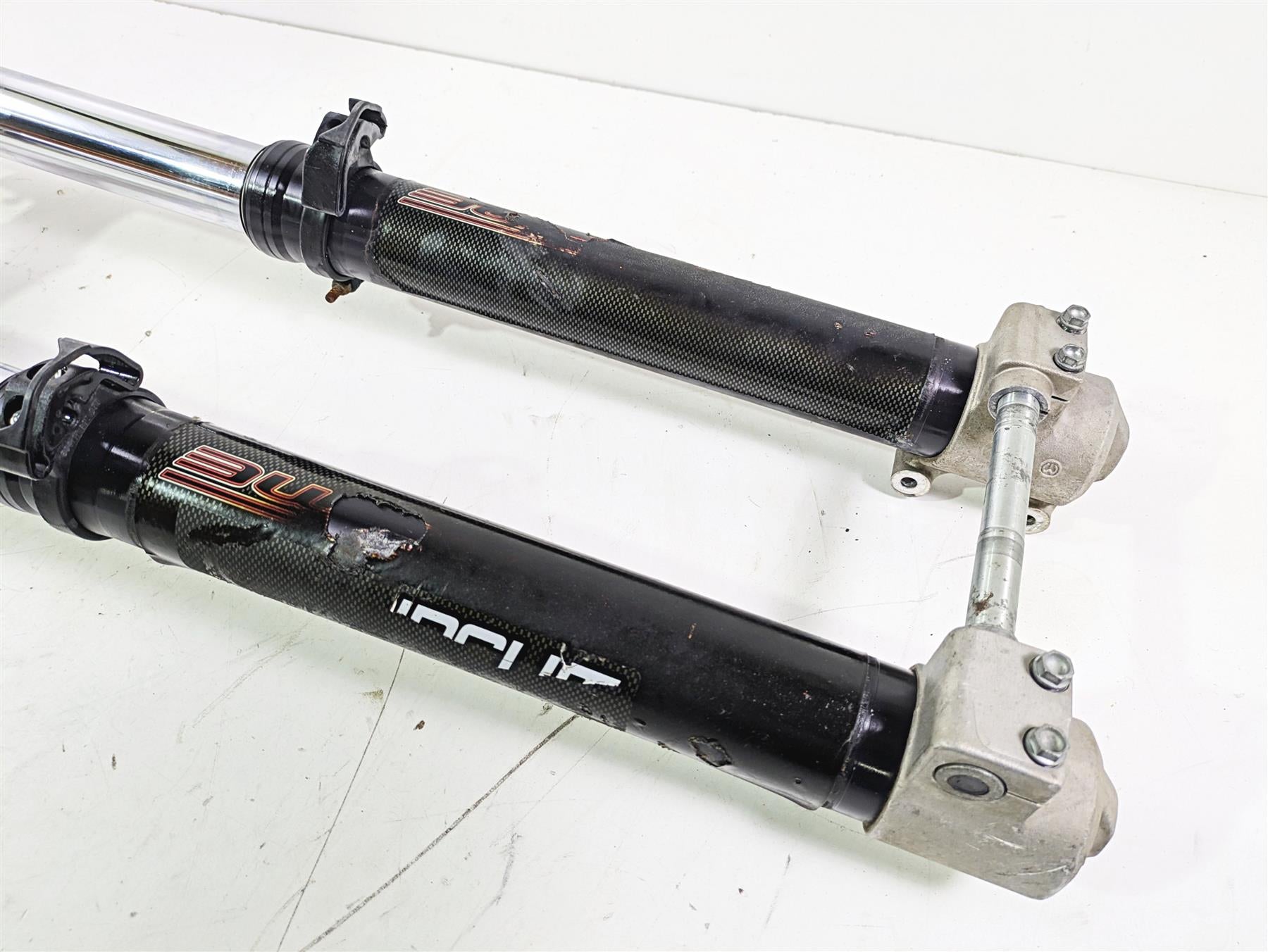 1998 KTM 380 SX MX Forks Trees Risers Handlebars 0918S741 0918S742 {{ shop.shopifyCountryName }} - Mototech271