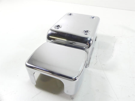 1995 Harley Dyna FXDL Low Rider Electrical Battery Chrome Cover Carrier 66347-91 {{ shop.shopifyCountryName }} - Mototech271