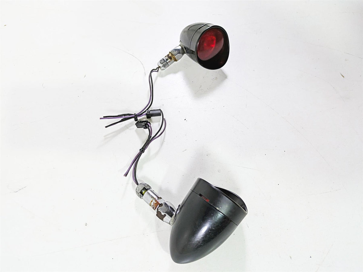 2008 Harley FLSTSB Cross Bones Rear Bullet Turn Signal Set - Read 69934-08 {{ shop.shopifyCountryName }} - Mototech271