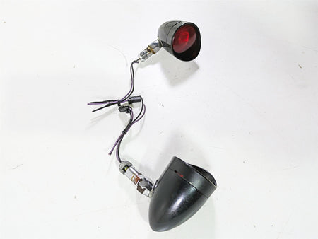 2008 Harley FLSTSB Cross Bones Rear Bullet Turn Signal Set - Read 69934-08 {{ shop.shopifyCountryName }} - Mototech271