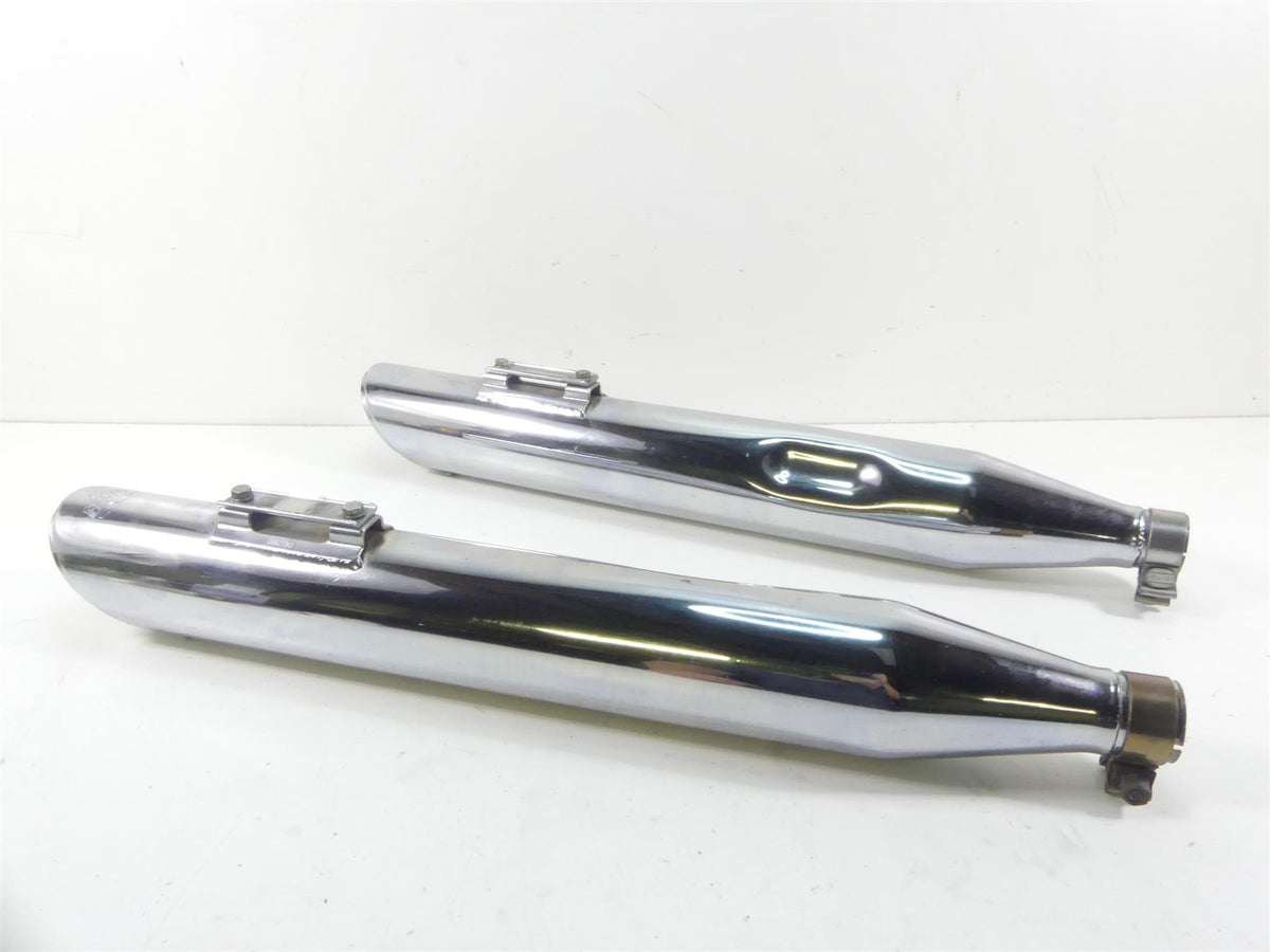 2012 Harley Touring FLHX Street Glide Vance Hines Twin Slash 4" Mufflers 16763 {{ shop.shopifyCountryName }} - Mototech271