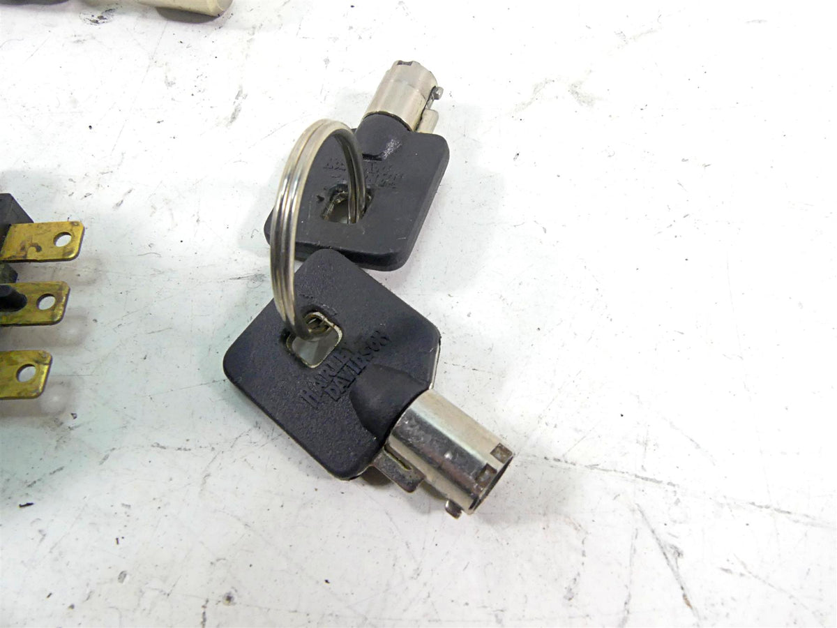 2006 Harley Softail FXSTSI Springer Ignition Switch Key Steering Lock 71450-04 {{ shop.shopifyCountryName }} - Mototech271