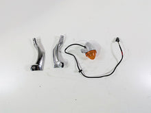 Load image into Gallery viewer, 2006 Triumph Rocket 3 Front Blinker &amp; Bracket Mount Set T2701111 T2701100 | Mototech271
