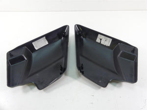 2012 Harley Touring FLHX Street Glide Black Side Cover Set 66048-09 66250-09